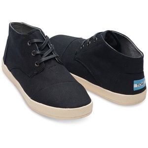 TOMS Black Nylon Paseo Mid Boots Size 10